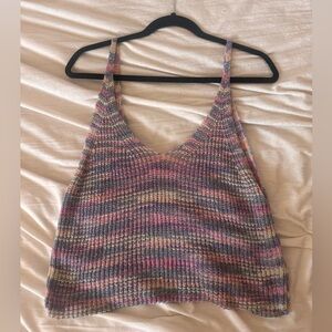 Cotton On Multicolored Knit Sleeveless Tank Top